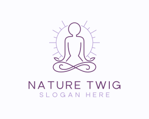 Meditate Yoga Spa logo design