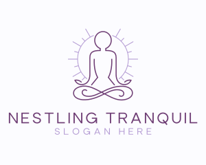 Meditate Yoga Spa logo design