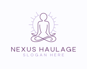 Meditate Yoga Spa logo design