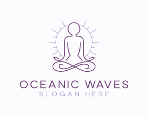 Meditate Yoga Spa logo design