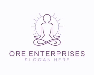 Meditate Yoga Spa logo design