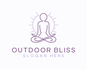 Meditate Yoga Spa logo design