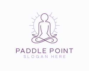 Meditate Yoga Spa logo design