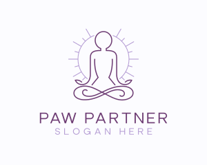 Meditate Yoga Spa logo design