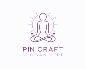 Meditate Yoga Spa logo design