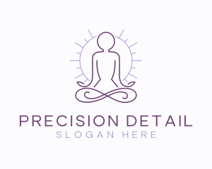 Meditate Yoga Spa logo design