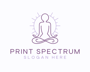 Meditate Yoga Spa logo design