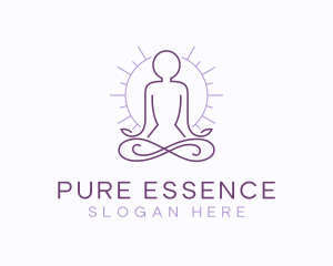 Meditate Yoga Spa logo design