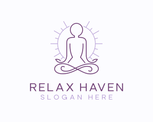 Meditate Yoga Spa logo design