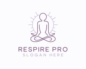 Meditate Yoga Spa logo design