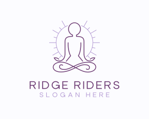 Meditate Yoga Spa logo design