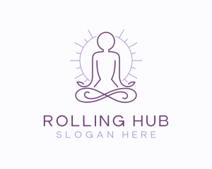 Meditate Yoga Spa logo design