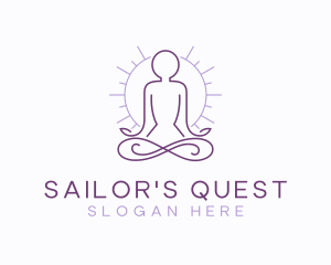 Meditate Yoga Spa logo design