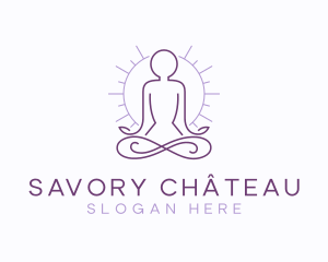 Meditate Yoga Spa logo design