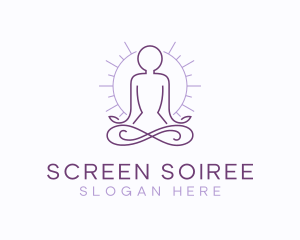 Meditate Yoga Spa logo design