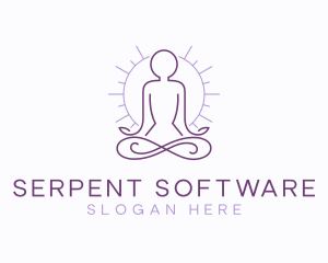 Meditate Yoga Spa logo design