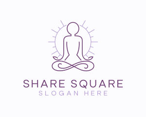 Meditate Yoga Spa logo design