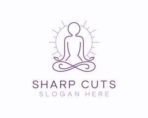 Meditate Yoga Spa logo design