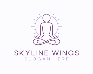 Meditate Yoga Spa logo design