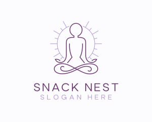 Meditate Yoga Spa logo design