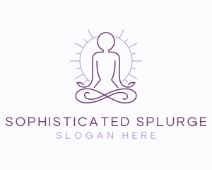 Meditate Yoga Spa logo design