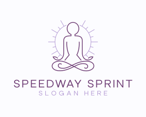 Meditate Yoga Spa logo design