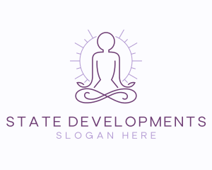 Meditate Yoga Spa logo design