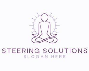 Meditate Yoga Spa logo design