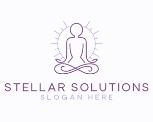 Meditate Yoga Spa logo design