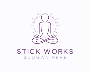 Meditate Yoga Spa logo design