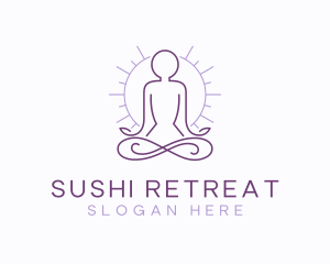 Meditate Yoga Spa logo design