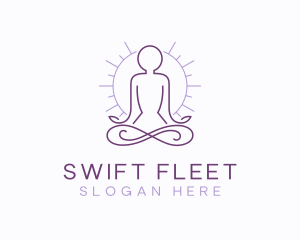 Meditate Yoga Spa logo design