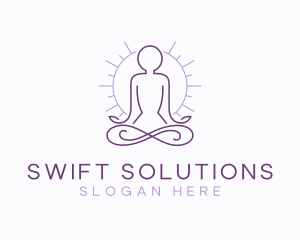 Meditate Yoga Spa logo design