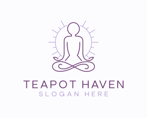 Meditate Yoga Spa logo design