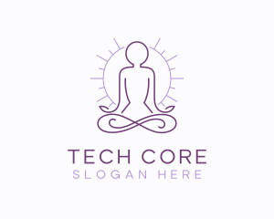 Meditate Yoga Spa logo design