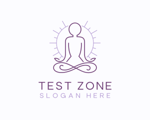 Meditate Yoga Spa logo design