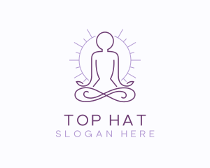 Meditate Yoga Spa logo design