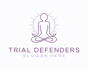 Meditate Yoga Spa logo design