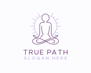 Meditate Yoga Spa logo design