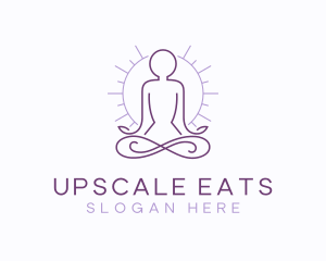 Meditate Yoga Spa logo design