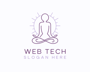 Meditate Yoga Spa logo design