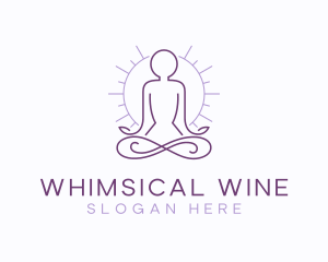 Meditate Yoga Spa logo design