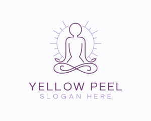 Meditate Yoga Spa logo design