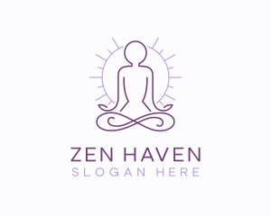 Meditate Yoga Spa logo design