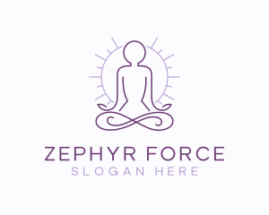 Meditate Yoga Spa logo design