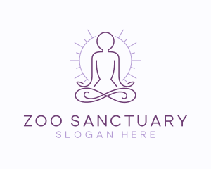 Meditate Yoga Spa logo design