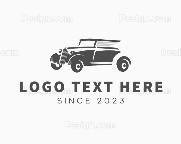 Retro Old Car Logo