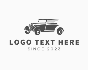 Retro Old Car  logo