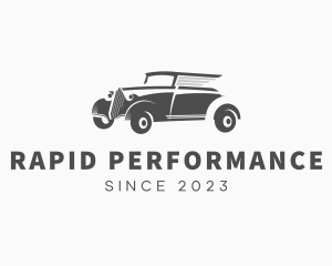 Retro Old Car  logo