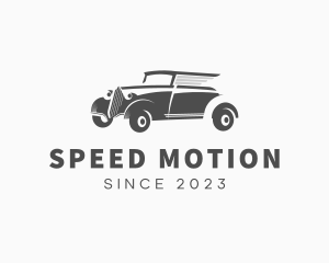 Retro Old Car  logo design